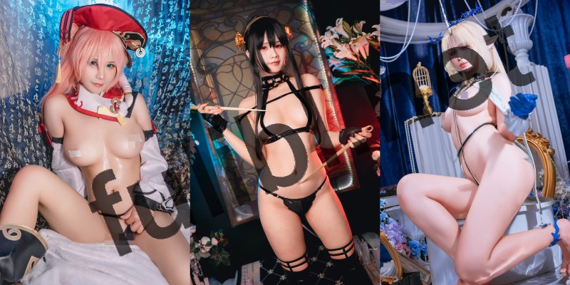 高质量coser@pyoncos 写真作品20套合集[879P+9V/6.13G]